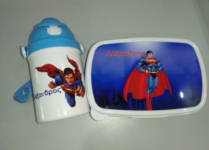 Σετ μπολ φαγητού και παγουρίνο! - Μπλε - Image 2