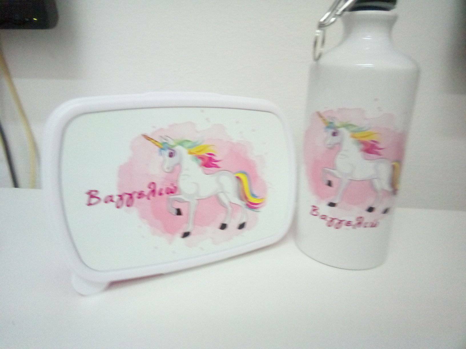 Σχολικό σετ με όνομα. Ταπεράκι - παγουρίνο για το σχολείο με το θέμα και το όνομα της επιλογής σας.