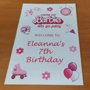 Εκτύπωση σε Kapa Fix για το καλωσόρισμα (28x40εκ.)