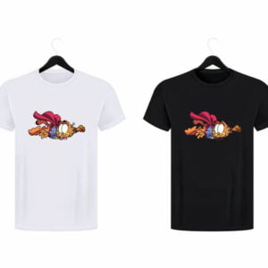 μπλουζάκι με στάμπα garfield