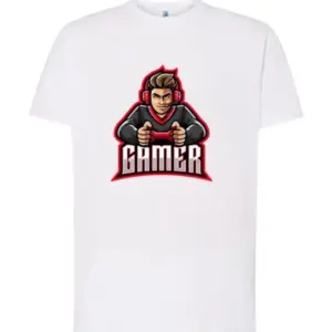 Μπλούζα με στάμπα Gamer!