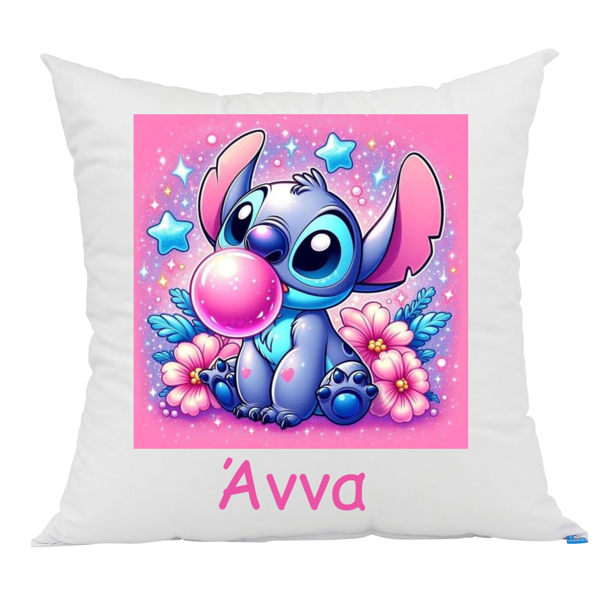 Μαξιλάρι με εκτύπωση Stitch.